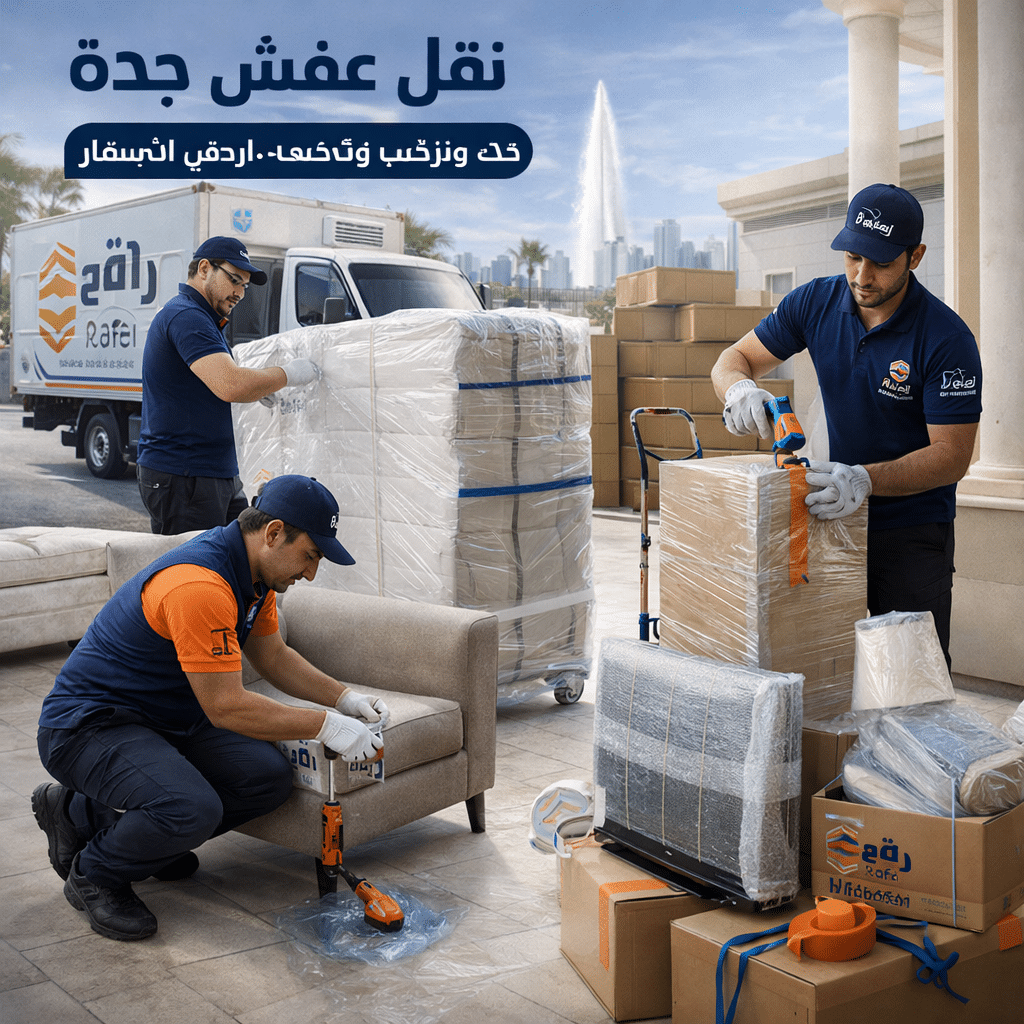 شركة نقل أثاث مع التغليف بجدة بأعلى معايير الأمان